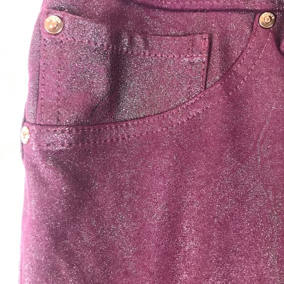Chico's Faux-Suede Slim Pants Shimmery Pull-On Ultimate Fit Jegging Size 3/XL/16 - Picture 9 of 12